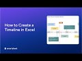 How to Create a Timeline in Excel