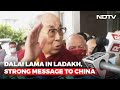 Dalai Lama Gets A Huge Welcome In Ladakh, Addresses China Question | The News