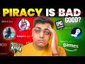 Is Gaming Piracy Even Good Or Bad? The HARSH Truth No One Talks About 😱 | Honest Talks
