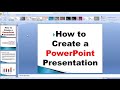 How to Create a Powerpoint Presentation | a Beginner's Guide