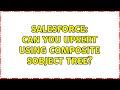 Salesforce: Can you upsert using Composite SObject Tree?