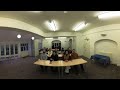 Virtual Reality (VR) Public Speaking Practice Stage: Audience of 9