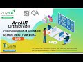 Day 01 - AnyAUT Certified Tester 2 Weeks Training on QA, Automation, Selenium, AnyAUT, Frameworks