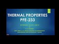 Thermal Properties of Agricultural Produce- Part-III