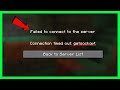 How to FIX Minecraft Failed to Connect to the Server (2026 FIX)