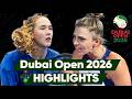 Mirra Andreeva vs Jaqueline Cristian Dubai Open 2026 Highlights