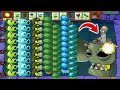 Threepeater Gatling Melon Vs Giga Gargantuar Vs Dr Zomboss Plants Vs Zombies Battlez