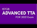 ISTQB Advanced Technical test Analyst training for 2021 exam  : ISTQB ISTQB