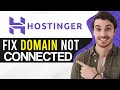 How to fix your domain is not pointing to Hostinger | FIX domain is not Connected to Hostinger