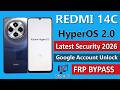 Xiaomi Redmi 14C HyperOs 2.0 Frp Bypass Without PC Android 15 | Xiaomi HyperOS 14C Google/FRP Unlock