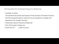 Introduction to Frequency Response