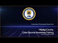 2024 Cyber Security Awareness Training