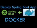 How to Create Docker Image for Spring Boot Application||Dockerize Spring Boot Application||Dockerfil