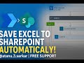 Power Automate: Save Email Excel Attachments to SharePoint Automatically (Step-By-Step Tutorial)