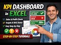 Excel KPI Dashboard for Small Business (Part 1) | Targets \u0026 RAG Status Step-by-Step