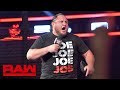 Samoa Joe confronts the Raw announce team: Raw, Aug. 5, 2019