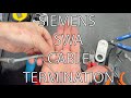 Terminating SIEMENS SWA Sensor Cable For FMS500 - FMT020 - FM520 Flow Meter