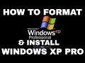Windows XP Formatting and Clean Installation