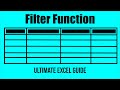 Master the Filter Function in Excel: A Beginner's Guide to Sorting and Organizing Data