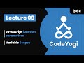 Lecture 09: JS Functions and Variable Scope in Hindi - Coding for absolute beginners by CodeYogi