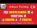 Selenium with C# 59 - File downloading and verifying in Chrome \u0026 Firefox without using AutoIt