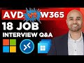 18 Key Questions: Azure Virtual Desktop vs Windows 365 | Desktop Virtualization Job Interview Prep
