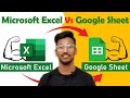 Microsoft Excel Vs Google Sheet - What is google sheet? Google Sheet Tutorial