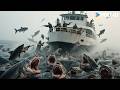 🐟💀🚢HUGE PIRANHA SWARM fly at ship! Oh-ho! Flesh feast! | Snake | YOUKU MONSTER MOVIE