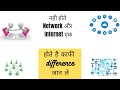 नही होते network और internet एक, क्या है इनमें अंतर | difference between network and internet