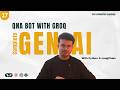 #17 QnA Chatbot Faster Than ChatGPT | Streamlit + Groq + LangChain #genai #groq #langchain
