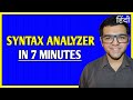 Syntax Analysis in Compiler Design in Hindi
