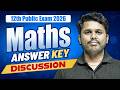 Maths Public Exam Question Paper Discussion | 12th Std Public Exam 2026
