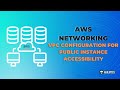 AWS Networking: VPC Configuration for Public Instance Accessibility