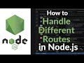 How to Handle Different Routes in Node.js HTTP Module | Build Custom Routing Logic Tutorial