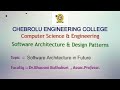 Software Architecture in  Future-Lecture 17