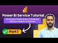 Power BI Service Tutorial (Part 1): Workspace, Gateway \u0026 Scheduled Refresh