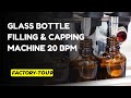 Glass Bottle Filling Machine in Action – 20 Bottles/Min! | TechQuPACK Glass Bottle Filling Machine