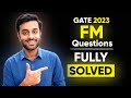 Detailed Explanation of Fluid Mechanics Questions | GATE 2023 | Mechanical