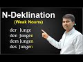 N-Deklination | Weak Nouns | N-Nomen in German Grammar | Language Capsule  for Hindi Speakers