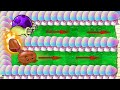 99 Scaredy Shroom vs 99 Fire Melon Pult vs Gargantuar - Plants vs Zombies Hack