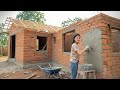 From barren land to a red brick house | The journey of a young girl building her own home.