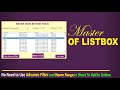 Master Class of excel  ListBox for Search | excel vba AddItem in listbox More Than 10 Column