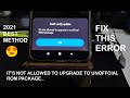 FIXED ! MIUI 14 Can't verify update .It's not allowed to upgrade to unofficial. ROM package 2022