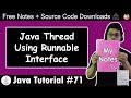 Creating a Java Thread Using Runnable Interface