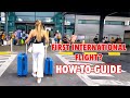 FIRST INTERNATIONAL FLIGHT? : Travel Tip, Airport Walk, Flight Preparation | Jen Barangan