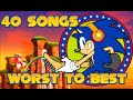 Ranking EVERY Classic Sonic Zone Theme
