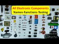 All electronic components names, functions, testing, pictures and symbols - smd components