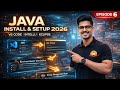 Java Install \u0026 Setup 2026 🔥 | JDK Setup in VS Code + IntelliJ + Eclipse | Beginner Friendly Hindi