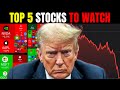 TOP 5 STOCKS TO WATCH AS MARKET DROP THIS WEEK!!!