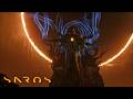 SAROS - King Boss Fight (No Damage Taken) - Final Boss \u0026 Both Endings